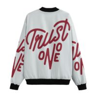 Trust No One Bomber Jacket - Image 2